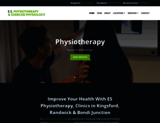 esphysiotherapy.com.au screenshot