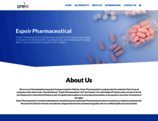 espoirpharmaceutical.com screenshot