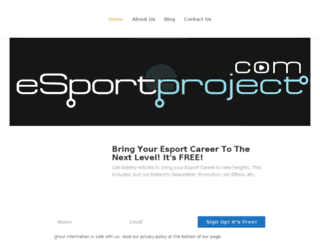 esportproject.com screenshot