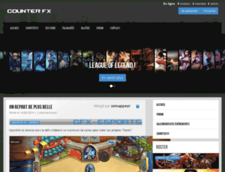 esports.counterfx.net screenshot