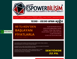 espowerbilisim.com screenshot