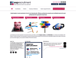 esprecruitment.co.uk screenshot