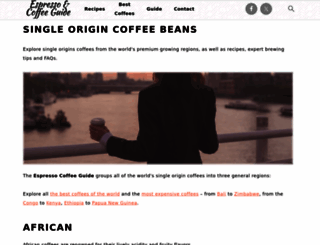 espressocoffeeguide.com screenshot