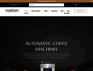 espressoessential.com.au screenshot