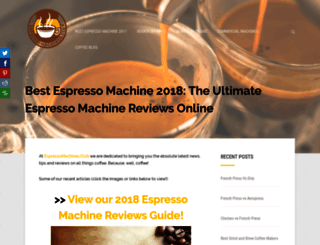 espressomachines.club screenshot