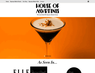 espressomartinisociety.com screenshot