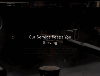 espressoservice.co.uk screenshot