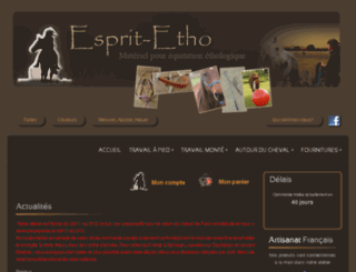 esprit-etho.com screenshot