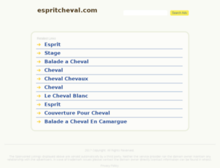 espritcheval.com screenshot