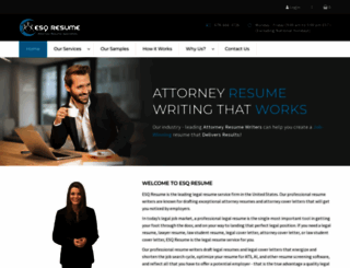 esqresume.com screenshot