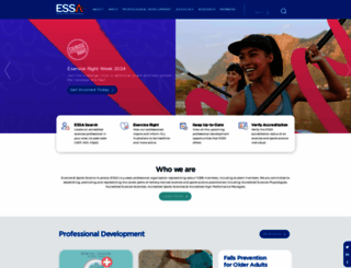 essa.org.au screenshot