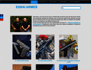 essai-armes.fr screenshot