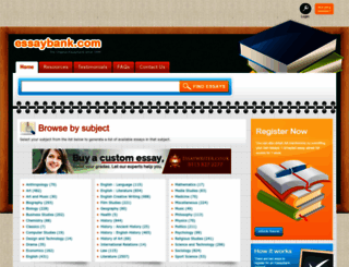 essaybank.com screenshot