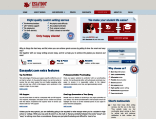 essaydot.com screenshot