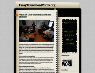 essaytransitionwords.org screenshot