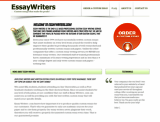 essaywriters.com screenshot