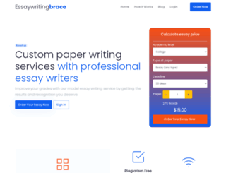 essaywritingbrace.com screenshot