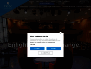 essec.fr screenshot
