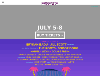 essencemusicfestival.com screenshot