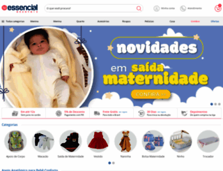 essencialenxovais.com.br screenshot