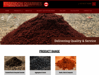 essendonquarries.com.au screenshot