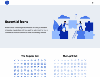 essential-icons.com screenshot