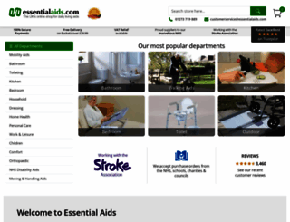 essentialaids.com screenshot