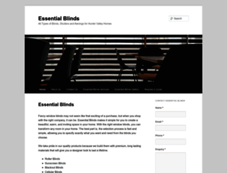 essentialblinds.com.au screenshot