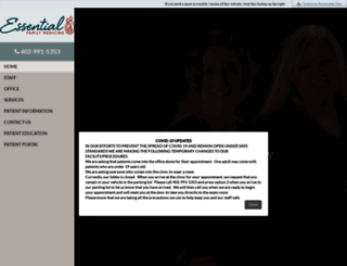 essentialfamilymed.com screenshot