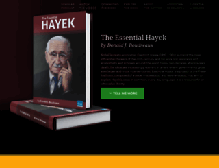 essentialhayek.org screenshot