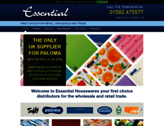 essentialhousewares.co.uk screenshot