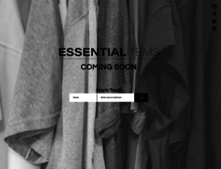 essentialitems.co.uk screenshot