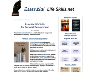 essentiallifeskills.net screenshot