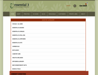 essentialthree.com screenshot