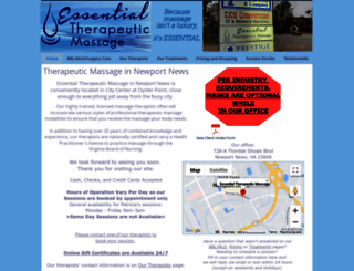 essentialtmcenter.com screenshot