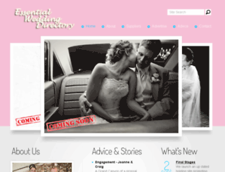 essentialweddingdirectory.co.uk screenshot