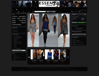 essenza-habillement.com screenshot