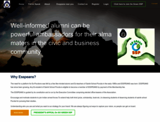 esspeans.org screenshot