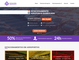 estacioneaeroporto.com screenshot