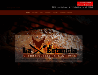 estanciagrill.com screenshot