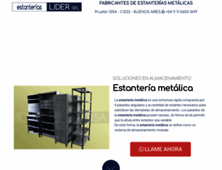 estanterias-lider.com.ar screenshot