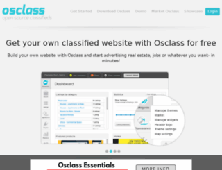 estate.osclass.org screenshot