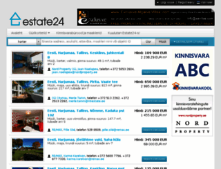 estate24.ee screenshot