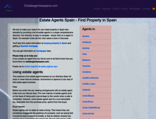 estateagentsespana.com screenshot