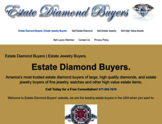 estatediamondbuyers.com screenshot