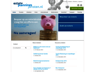 estateplanningsjuristen.nl screenshot