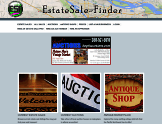 estatesale-finder.com screenshot