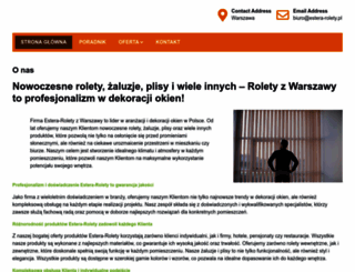 estera-rolety.pl screenshot