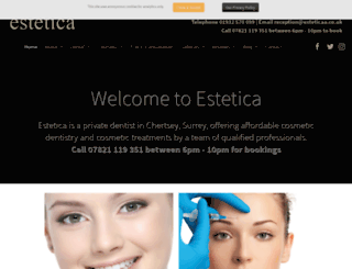 esteticaa.co.uk screenshot