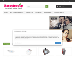 esteticavip.es screenshot